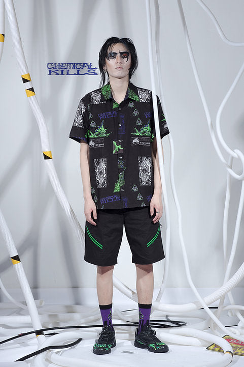 CHEMICAL KILLS CHIFFON PRINTED SHIRT