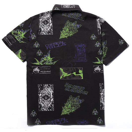 CHEMICAL KILLS CHIFFON PRINTED SHIRT