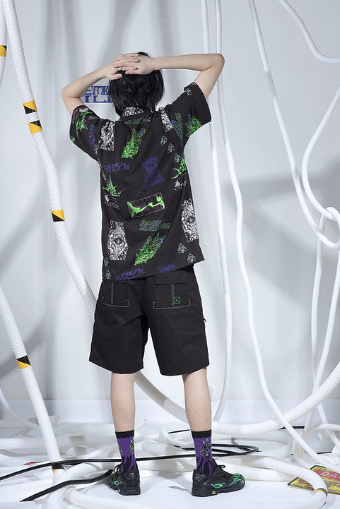 CHEMICAL KILLS CHIFFON PRINTED SHIRT