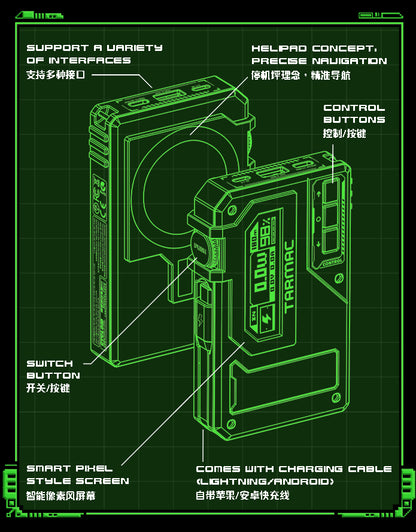Green Power Magnetic Game Power Bank
