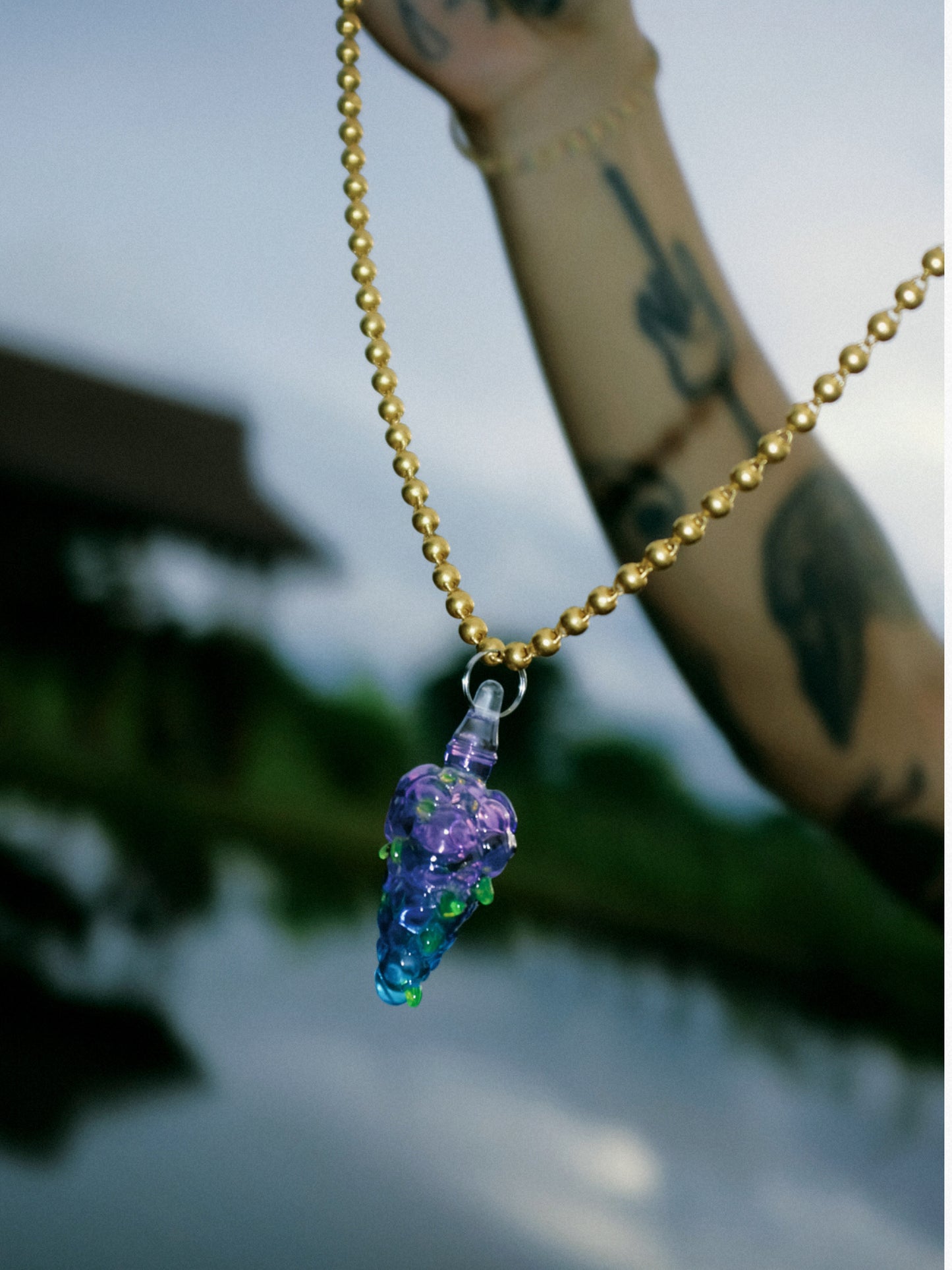 Handmade Luminous Bud Keychain