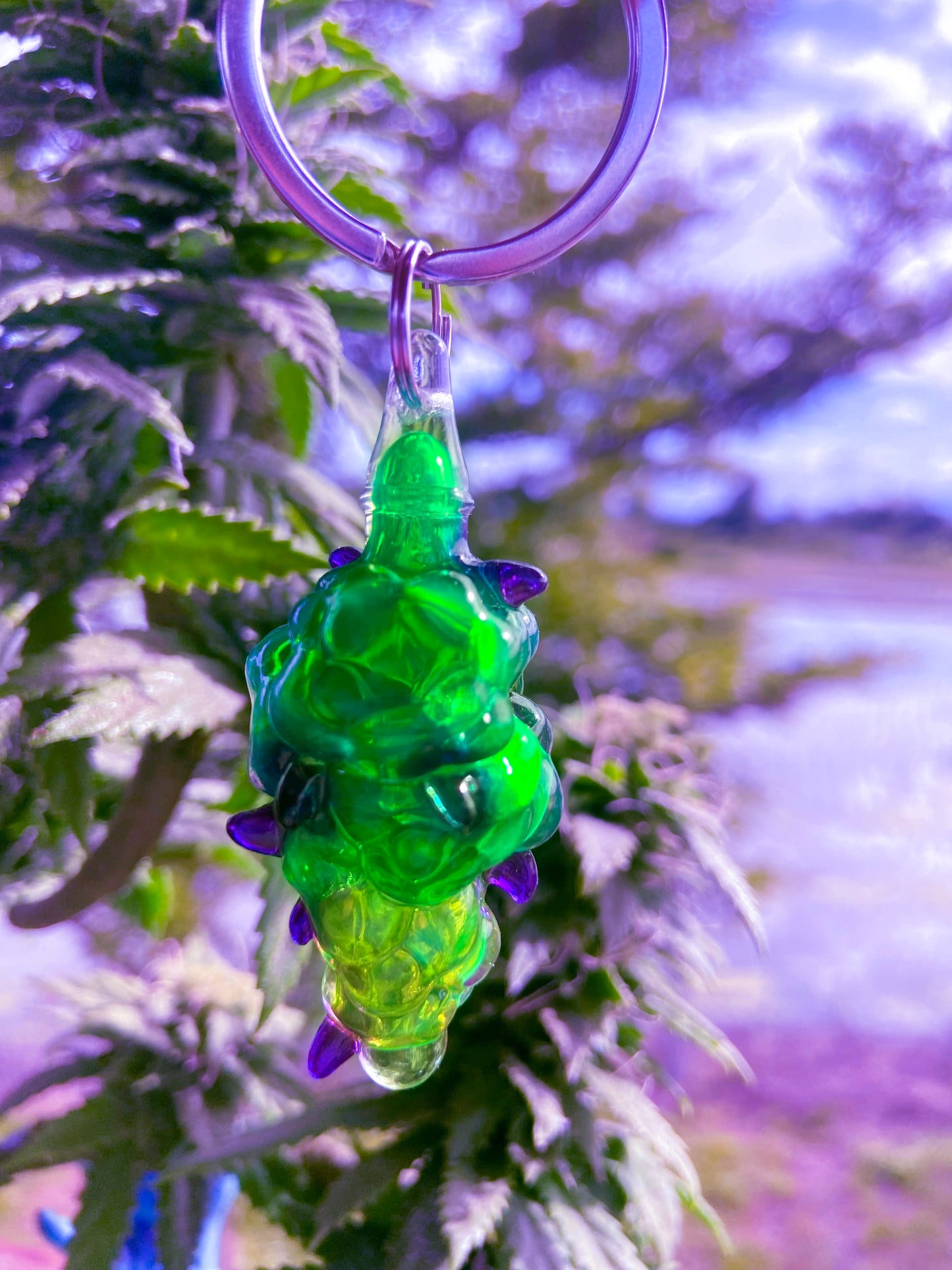 Handmade Luminous Bud Keychain