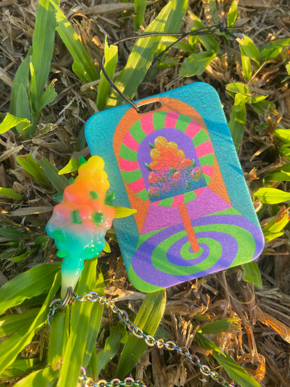 Handmade Luminous Bud Keychain