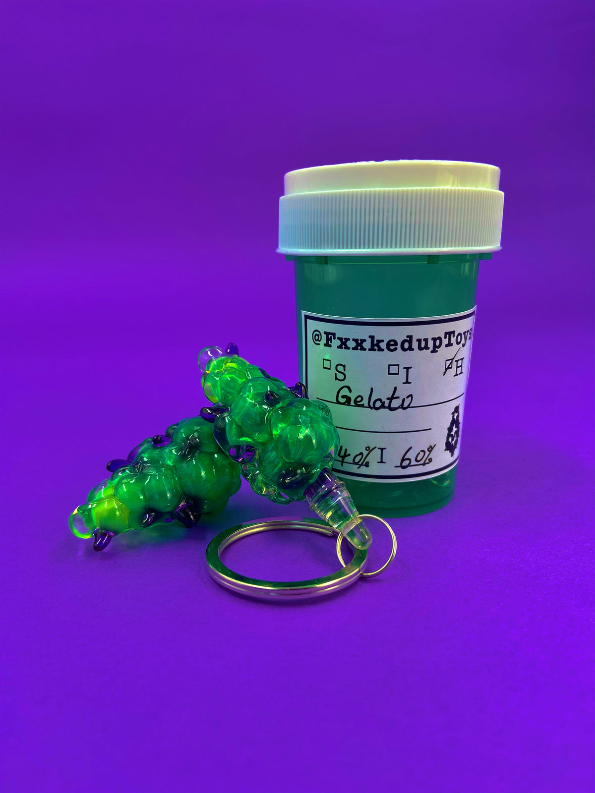 Handmade Luminous Bud Keychain