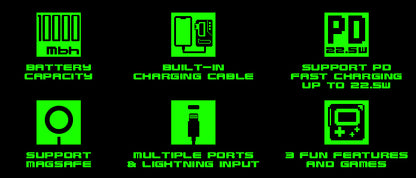 Green Power Magnetic Game Power Bank