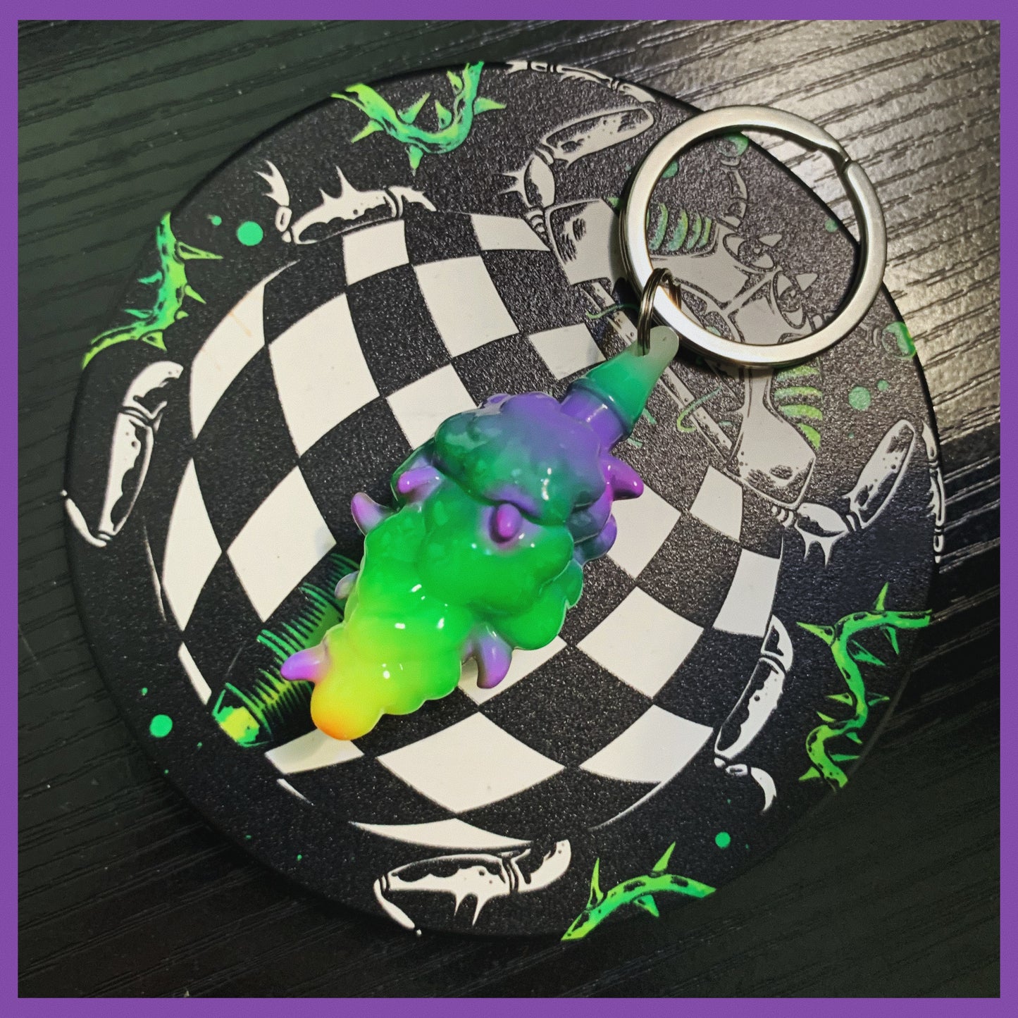 Handmade Luminous Bud Keychain