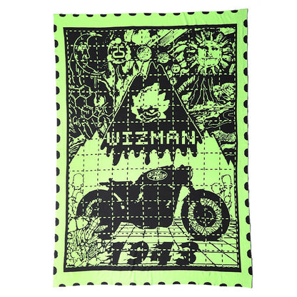 BIKE TRIP PRINTED BLANKET