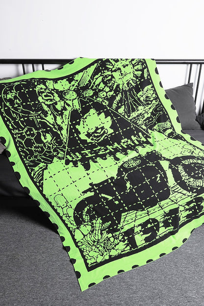 BIKE TRIP PRINTED BLANKET