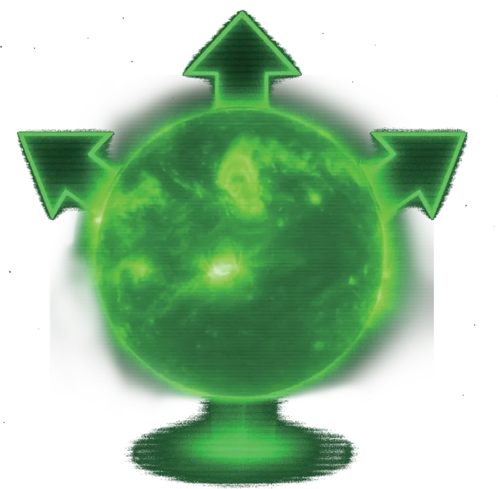 Memory orb and arrows