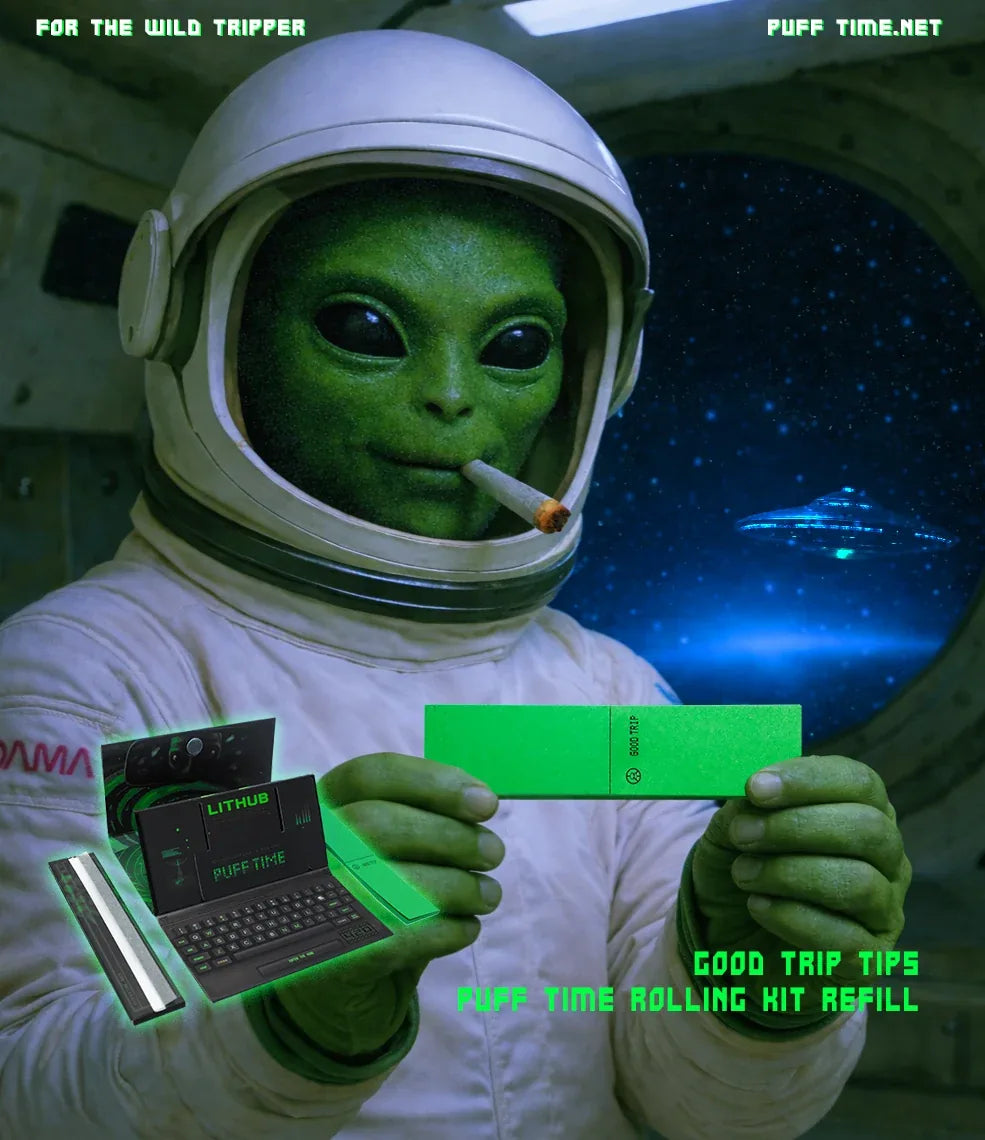 UFO tips astronaut portrait