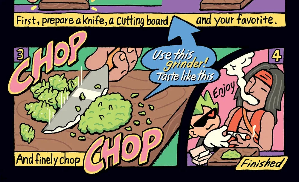 Lower panels, including the complete blue dialogue arrow.