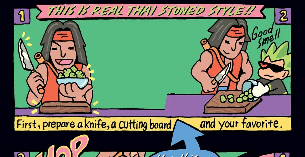 Upper panels of the original numbered comic.