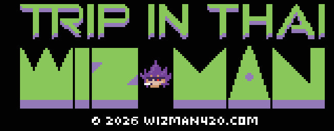 TRIP IN THAI and WIZMAN original wordmark